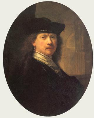 Bust of Rembrandt with an Architectural Background