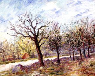 Spring at Les Sablons near Veneux-Nadon