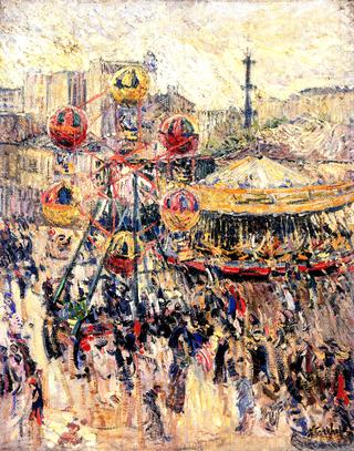 Merry-Go-Round in Montmarnasse