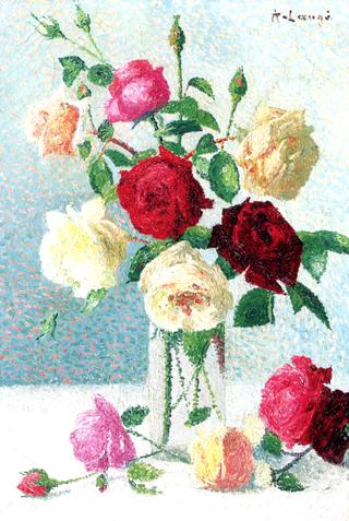 Vase of Roses