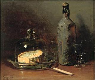 Still-Life with Cheese and Wine