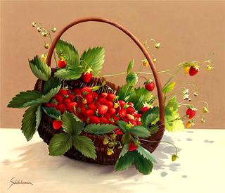 Strawberries in a Basket
