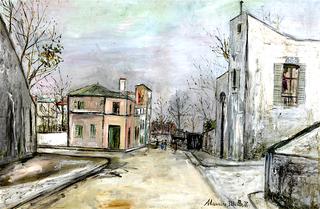 Intersection of the Rue des Saules and the Rue Cortot, Montmartre
