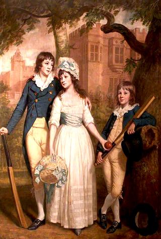 William, Mary Ann, and John De la Pole as Children