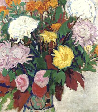 A still life with flowers