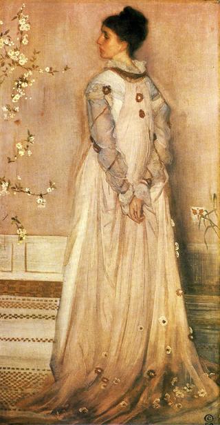 粉红肉色交响曲：弗朗西斯·莱兰德夫人的肖像