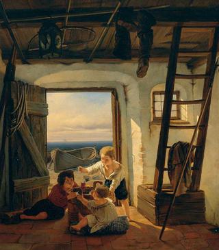 Three Children Playing