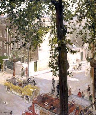 A Street Scene in Chelsea, London