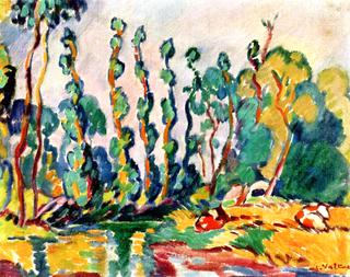 Cows and Poplars