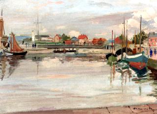 The River with Boats