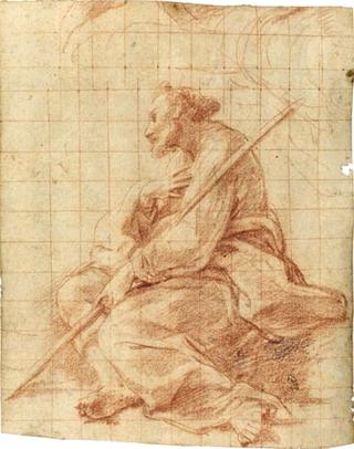 Study of St Joseph for the Nativity