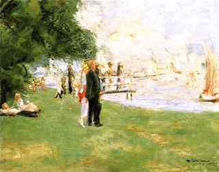 Strollers on the Wannsee