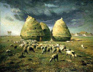 Haystacks, Autumn