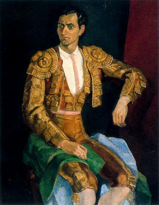 Torero en tabaco y oro