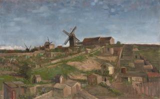 View of Montmartre with Windmills
