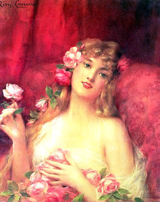 Woman with a Rose