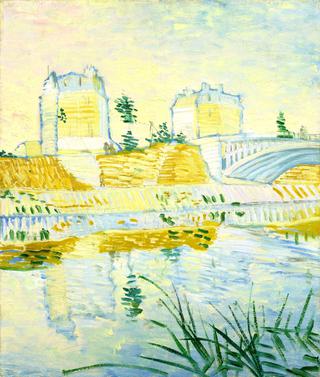 The Seine with the Pont de Clichy