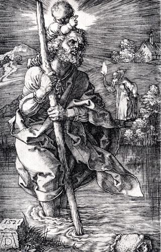 St. Christopher Facing To The Right