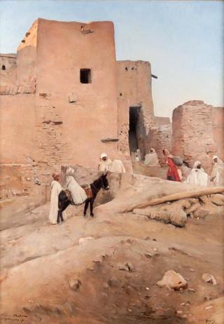 The Oasis of Chetma, near Biskra (L'oasis de Chetma, près de Biskra)