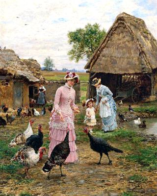 Feeding the Turkeys