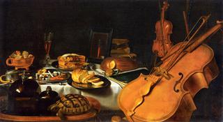 Still Life with Musical Instruments