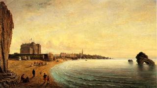 The Beach at Biarritz