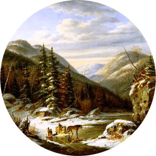 Early Winter on the St. Anne's, below Quebec