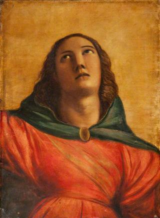 Head of the Virgin (after Titian)