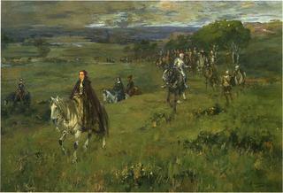 Night after the battle of Langside
