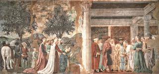 Procession of the Queen of Sheba And Meeting between the Queen of Sheba and King Solomon