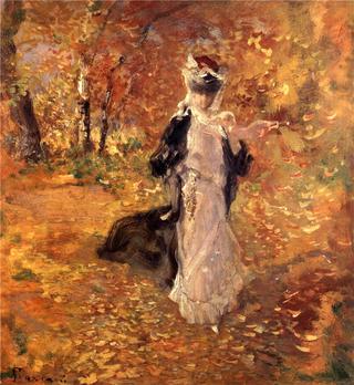 Autumn. The Fall of the Leaves