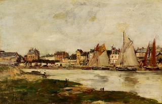 View of the Port of Trouville, High Tide