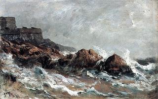 Cliffs in Saint Malo