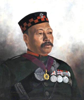 苏巴达尔少校贾德布希尔·塔帕，第二格尔哈团