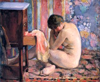 Nude with a Pink Chemise