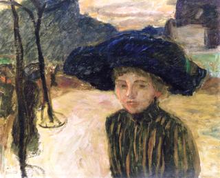 Woman in a Blue Hat