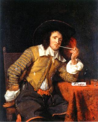 A Man Smoking