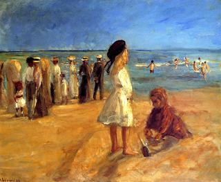 Beach Scene in Noordwijk