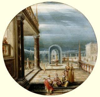 Figures on a Terrace
