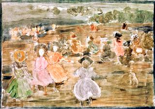 Figures by the Shore