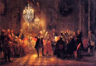 The Flute Concert of Frederick the Great at Sanssouci