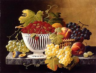 Still Life with Strawberry Basket