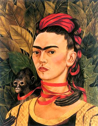 Self-Portrait with Monkey