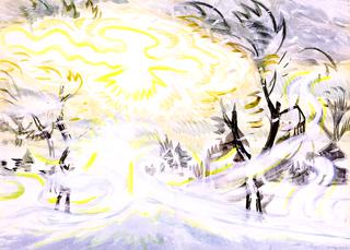 Sun and Snowstorm