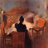 Lamplight Interior from Dalecarlia