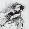 Portrait of writer, poet, critic, translator, historian, philosopher of religion and social activist Dmitri Sergueyevich Merezhkovsky.