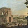 View of the Temple of Minerva Medica and an Aqueduct