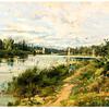 Fishing near Villeneuve la Garonne, Paris