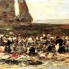 Laundresses at Etretat