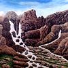 高山瀑布